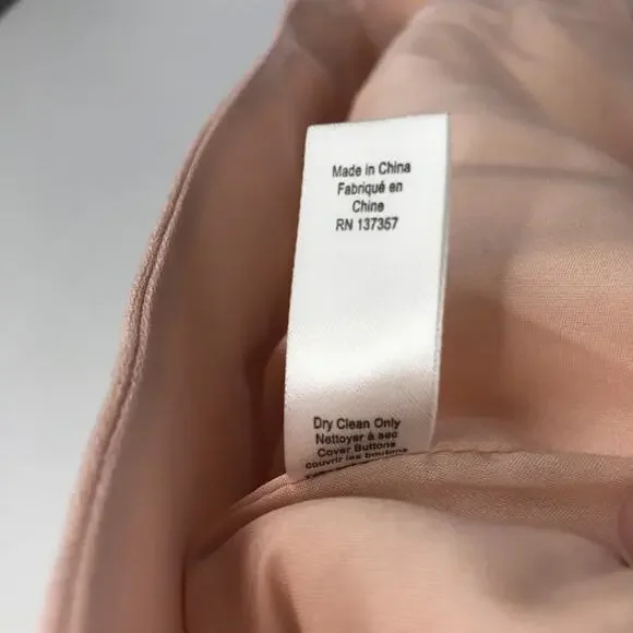 Marissa Webb Asher Satin Crepe Blazer Dress XS Double Breasted Tie-Waist NWD